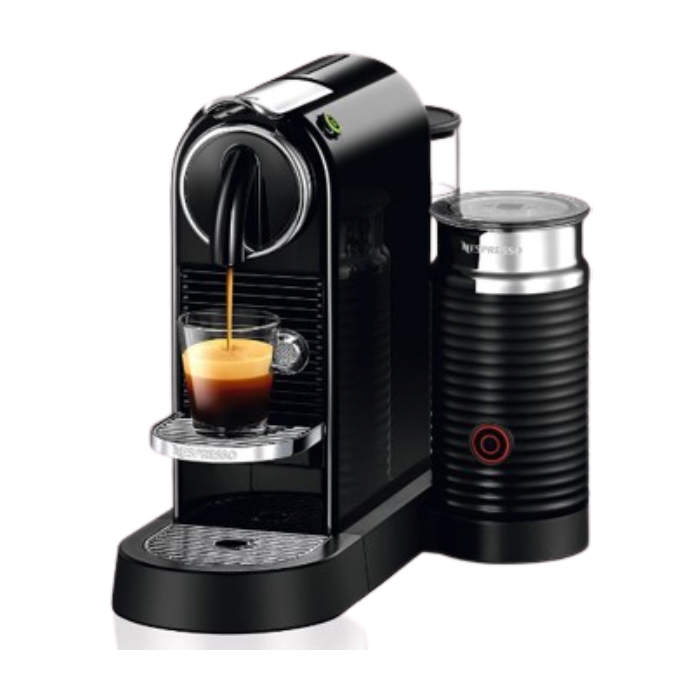 

Nespresso citiz & milk coffee machine 1710w (d123bk) - black