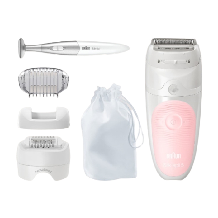 

Braun wet & dry epilator -3 extras (5-820)