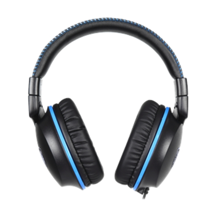 

Sades f-power wired gamind headset - black/blue (sa-717)