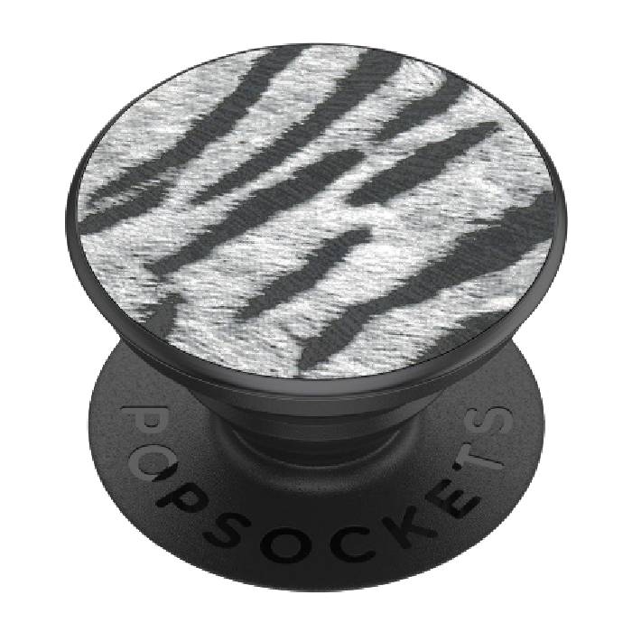 

Popsockets phone stand and grip (802441) – vegan leather zebra