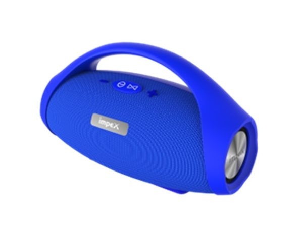 

Impex portable wireless water resistant speaker - blue