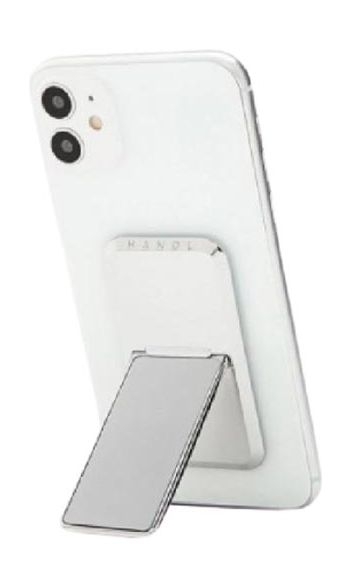 

Handlstick solid electroplated smartphone holder - silver
