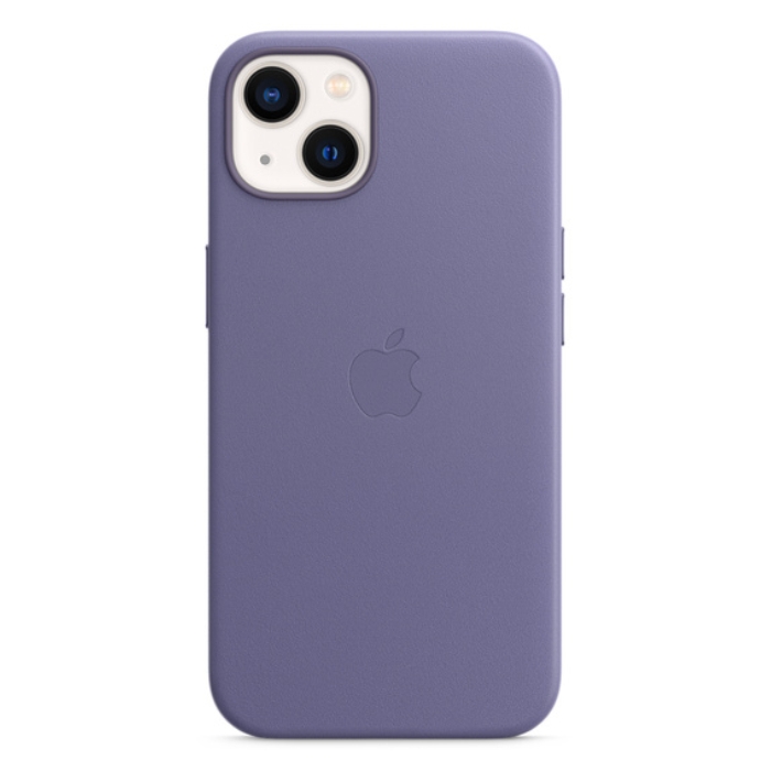 Buy Apple iphone 13 leather case with magsafe - wisteria in Saudi Arabia