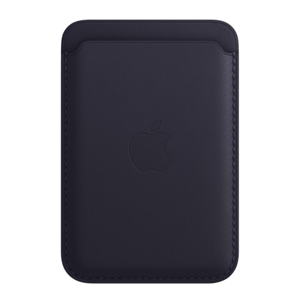 

Iphone leather wallet with magsafe - ink