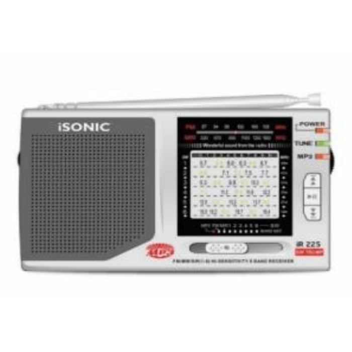 Buy Isonic bluetooth rechargeable radio (ir 225) in Saudi Arabia