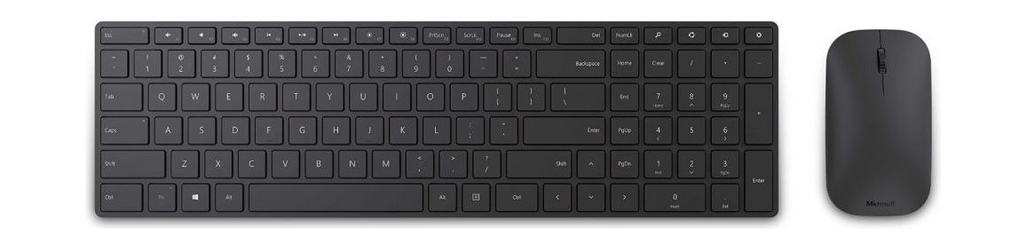 

Microsoft designer bluetooth desktop keyboard and mouse – black