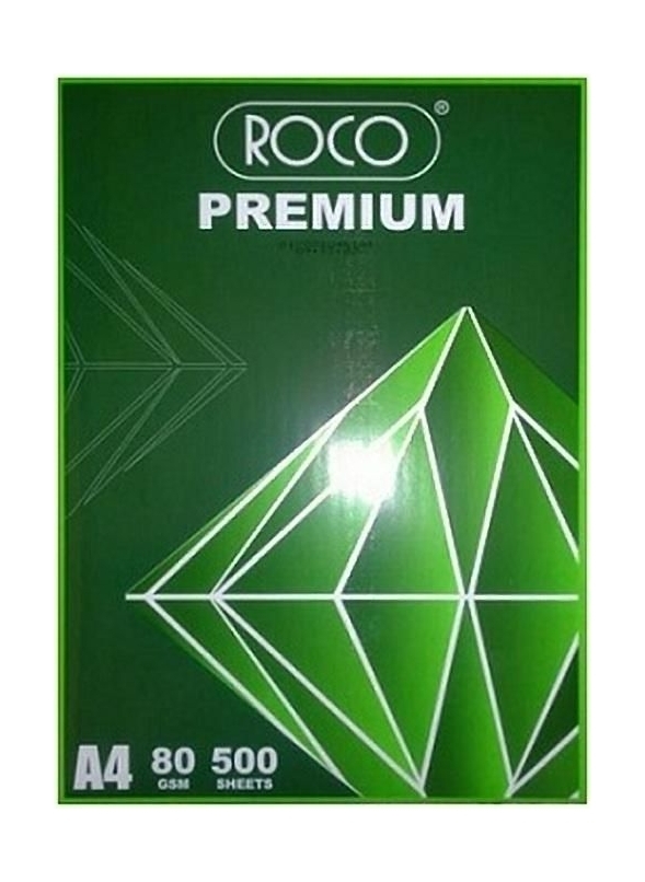 

Roco a4 premium copy paper, 500 sheets - white