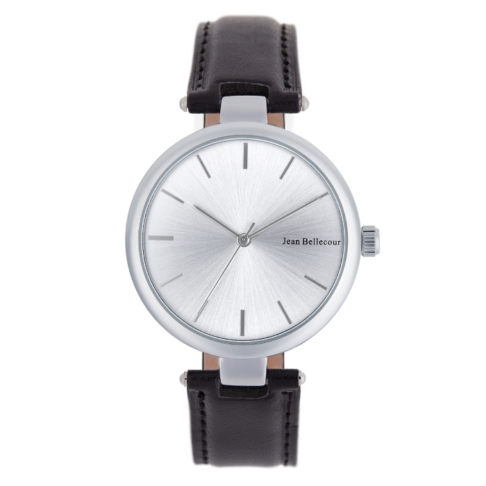 

Jean bellecour 38mm unisex casual analog leather watch - jb1091