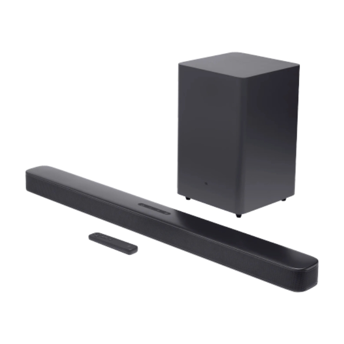 

Jbl 2. 1 channel soundbar with wireless subwoofer - black (jblbar21db)