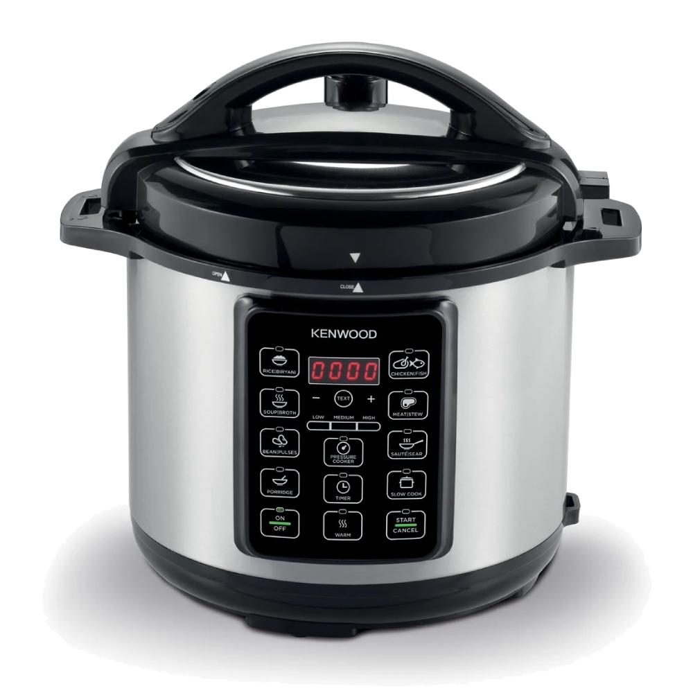Kenwood 1000w, 6l pressure cooker - silver