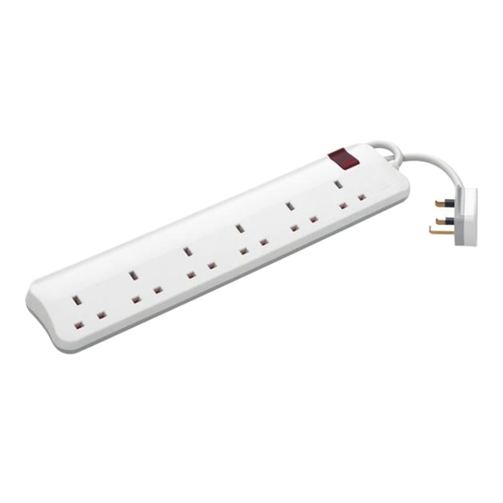 

Legrand 6 way extension socket cord 3 meter (698536)