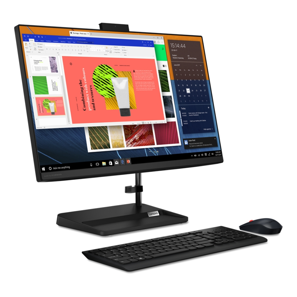 Buy Lenovo ideacentre 3, amd ryzen 5, 8gb ram, 512gb ssd, 23. 8-inch all-in-one desktop in Saudi Arabia