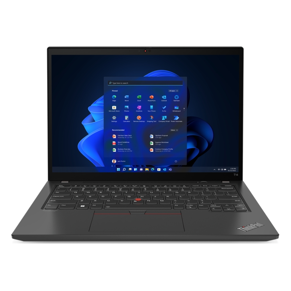 Buy Lenovo laptop thinkpad t14 intel i5, 8gb ram, 512 gb ssd, 14 inch (21ah006fad) black in Saudi Arabia