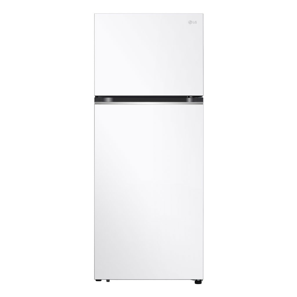 Buy Lg 14 cft inverter compressor top freezer refrigerator - white (lt15cbbwiv) in Saudi Arabia