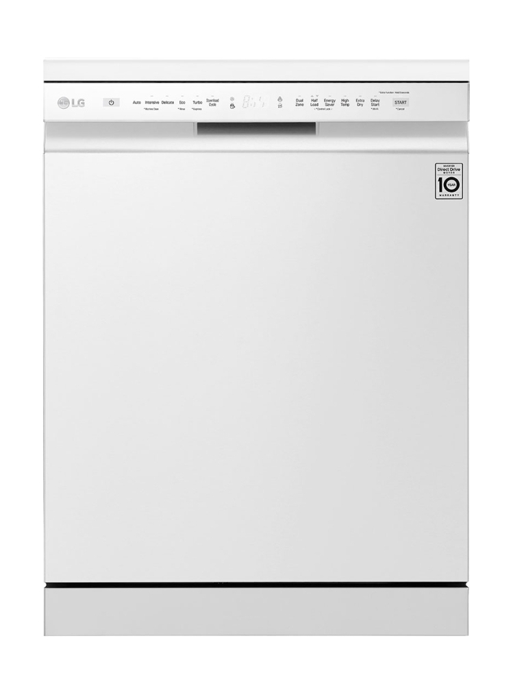 

Lg quadwash 14 settings dishwasher (dfb512fw) - white