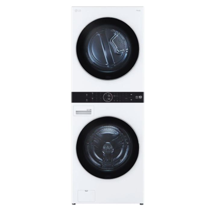 Buy Lg washer/dryer 21/16kg laundry center (wk2116wht) white in Saudi Arabia