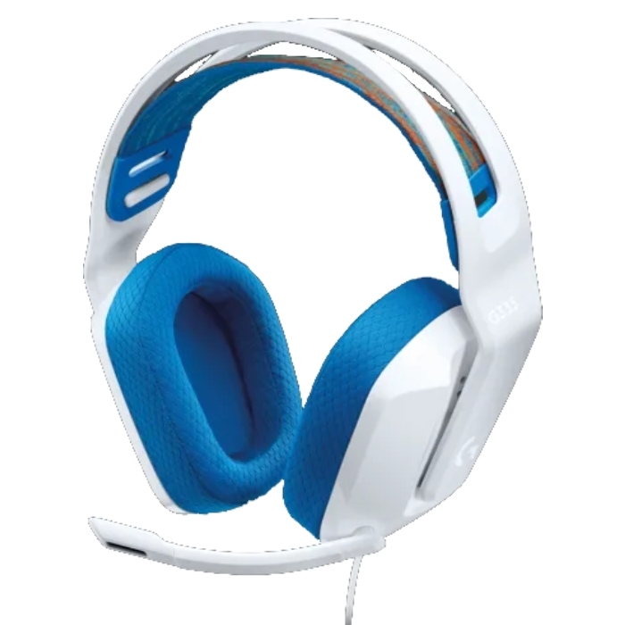 اشتري Logitech g335 wired gaming headset - white في الكويت