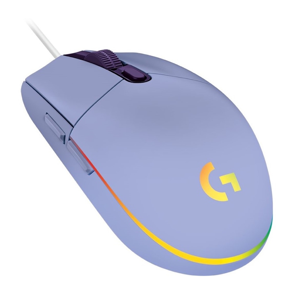 

Logitech g203 lightsync wired gaming mouse - lilac