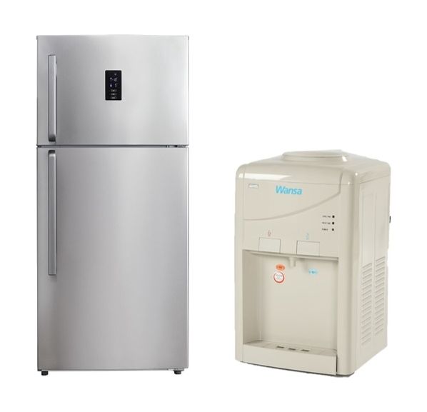 

Ignis 15. 7 cft. Top freezer refrigerator + wansa water dispenser - hot & cold / ta...