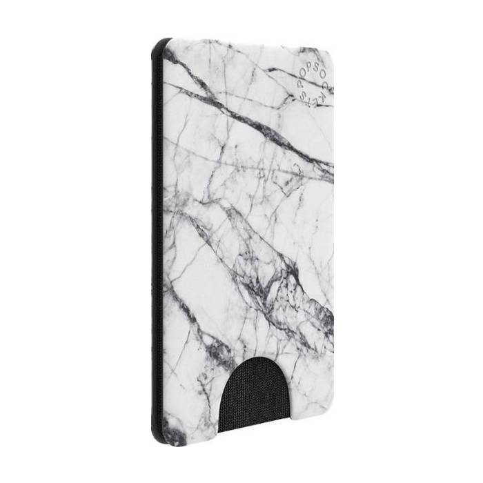 

Popwallet removable card holder for smartphones – white marble (800860)