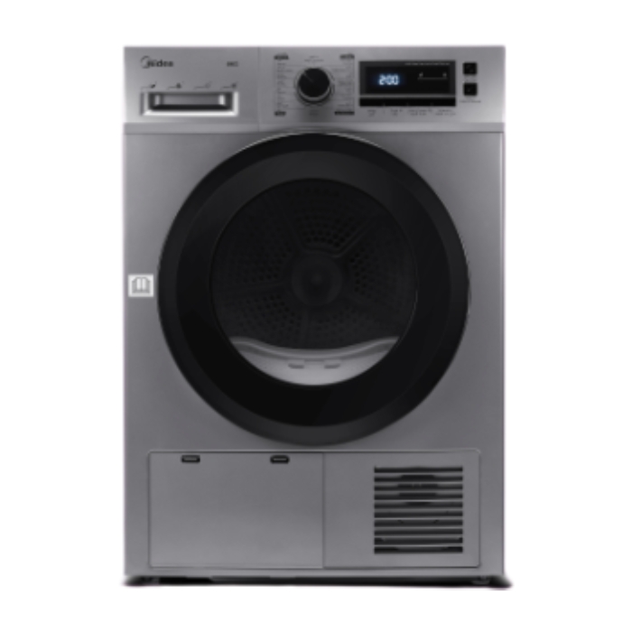 

Midea 8kg front load condenser dryer - silver (mdg80cs)