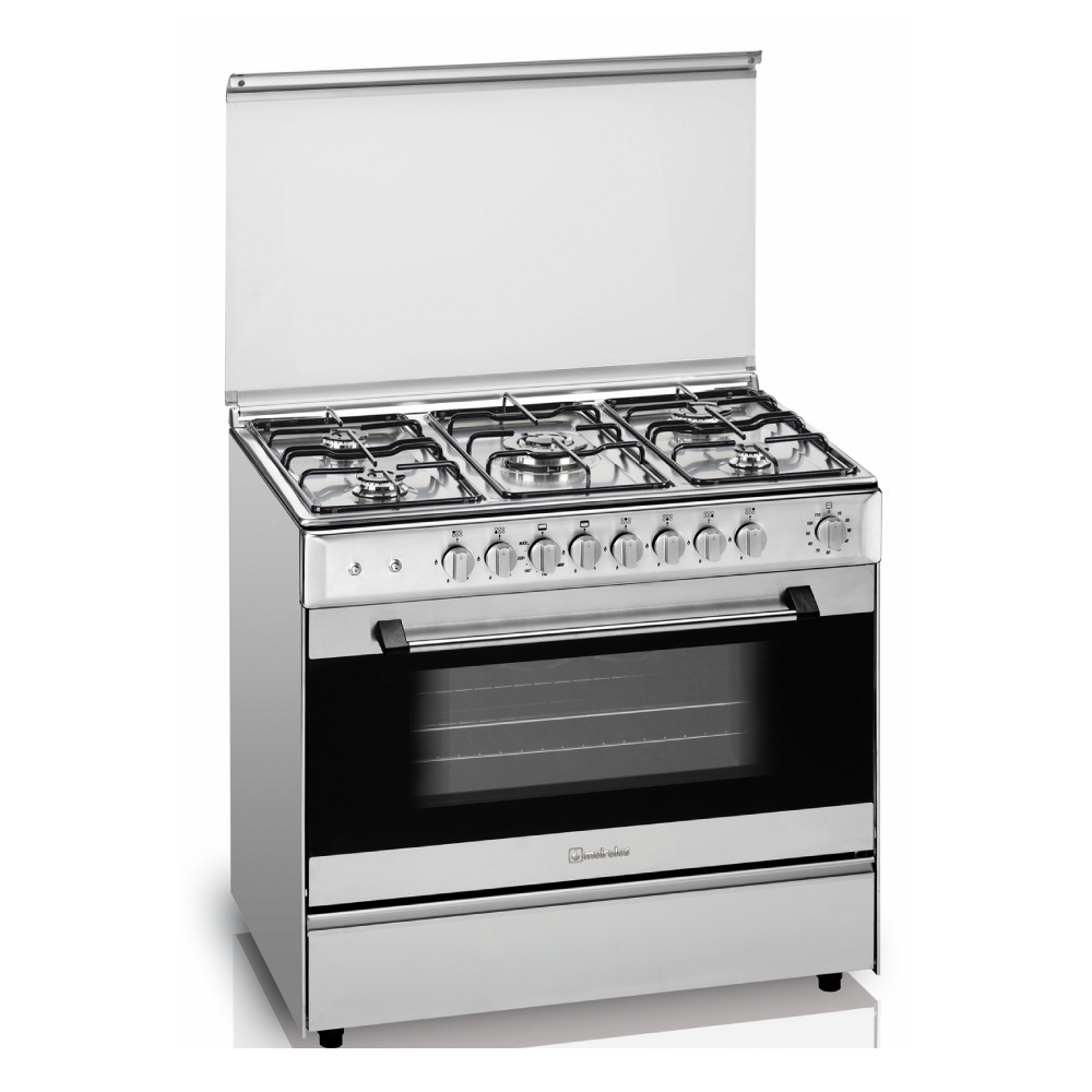

Meireles cooker gas 5 burners 90x60 (g 900 x) stainless steel