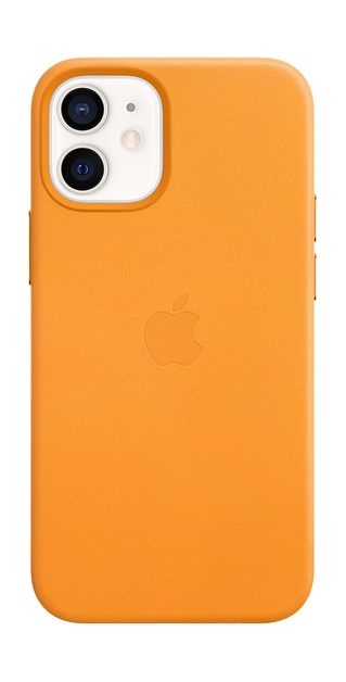

Apple iphone 12 mini leather case with magsafe - california poppy