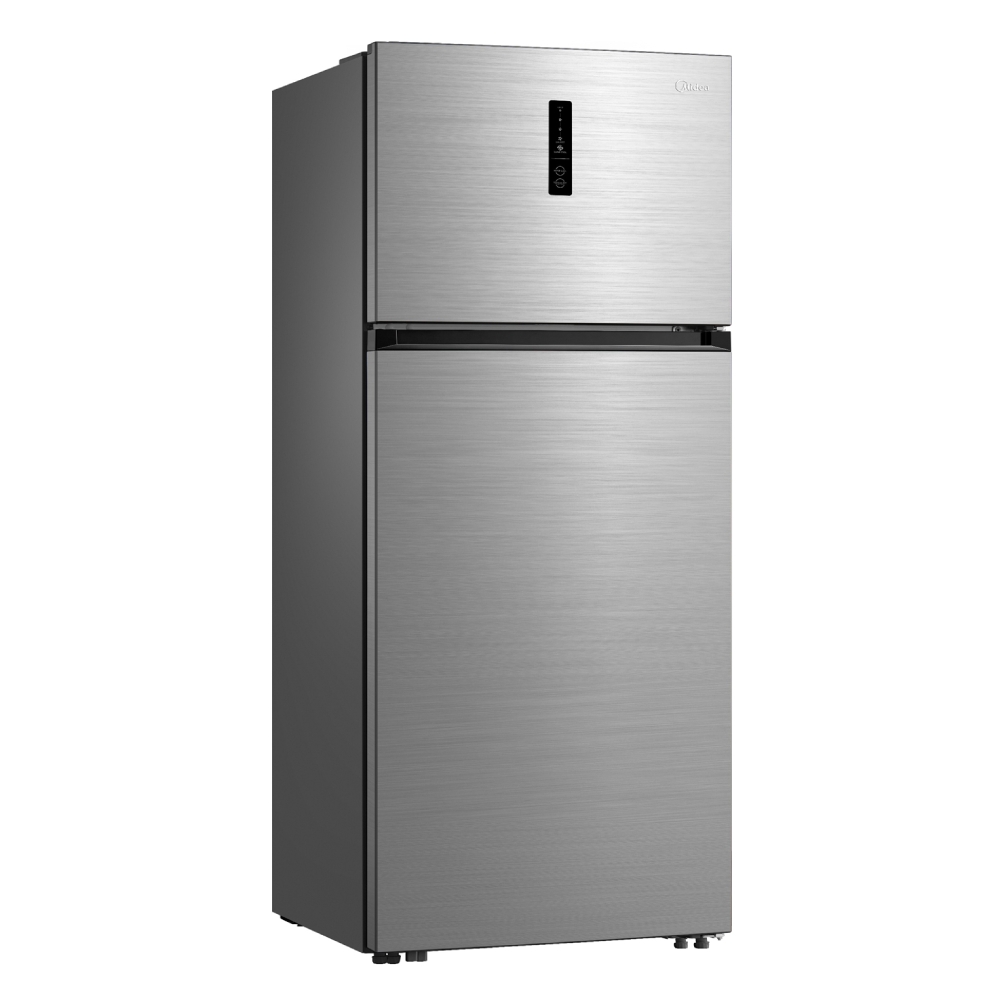 Buy Midea 18. 9 cft refrigerator top freezer (mdrt723mtu46d) silver in Saudi Arabia