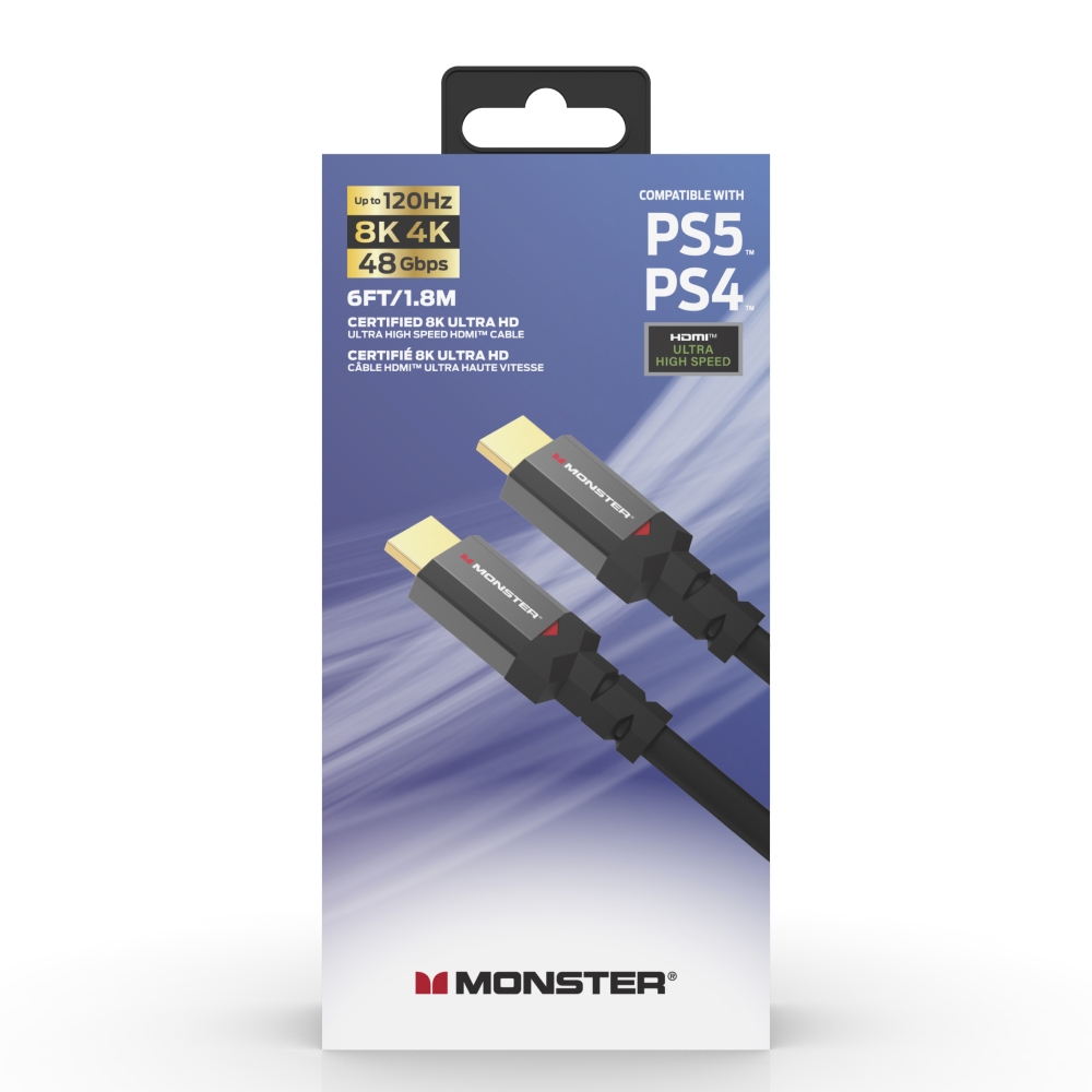 

Monster gaming 8k hdmi 1. 8m cable