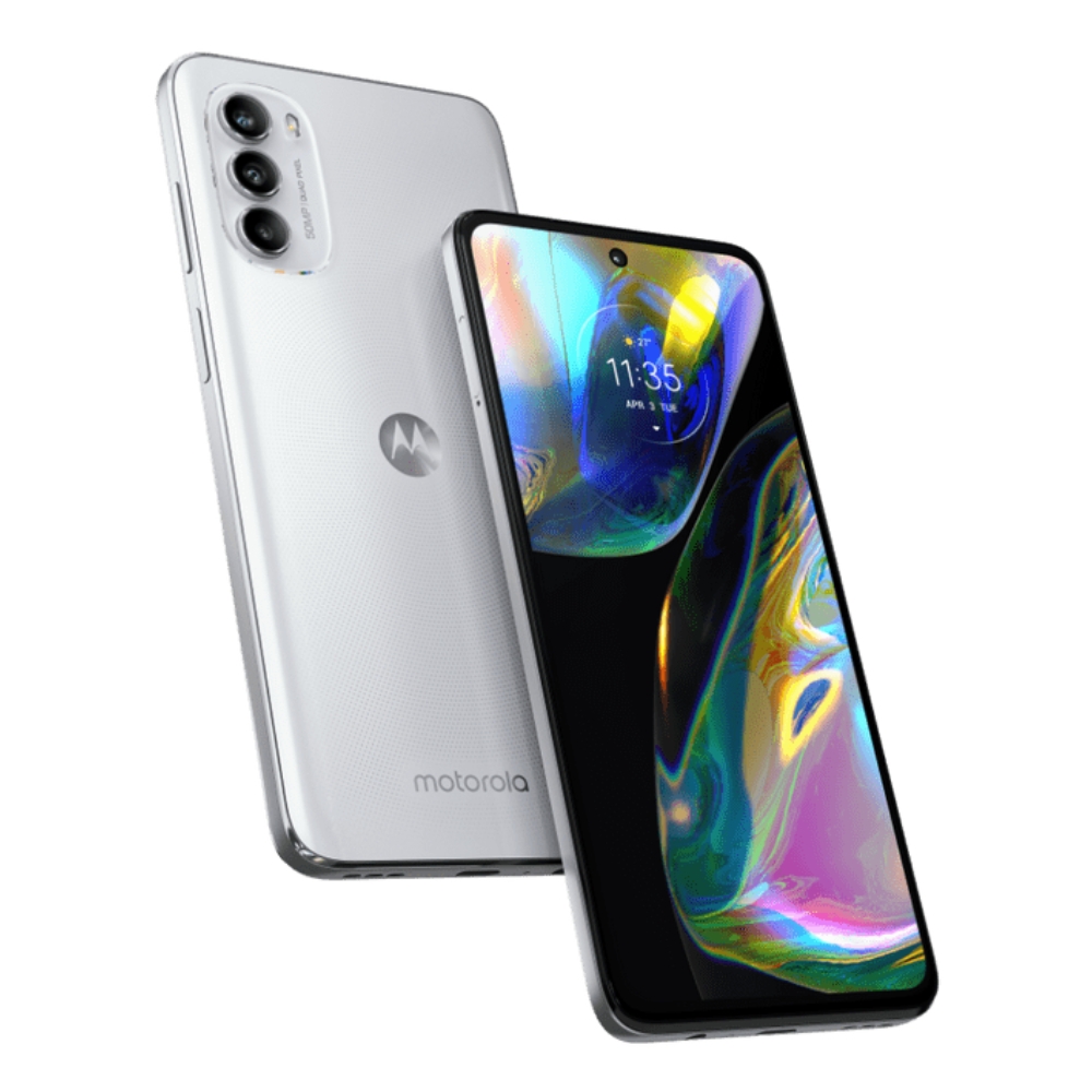 Buy Motorola moto g82 128gb 5g phone - white in Saudi Arabia