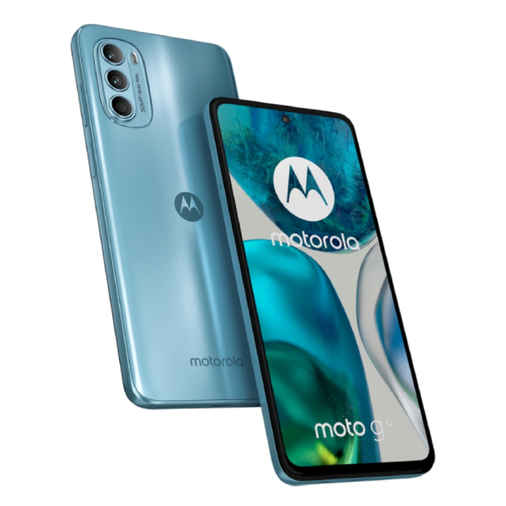 Buy Motorola moto g52 128gb phone - blue in Saudi Arabia