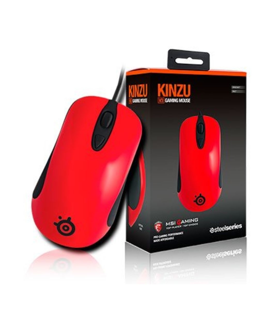 

Msi steelseries kinzu gaming mouse - red