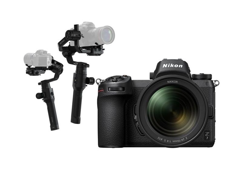 

Nikon z 7 mirrorless digital camera with 24-70mm lens + dji ronin-s- 3-axis stablizer f...