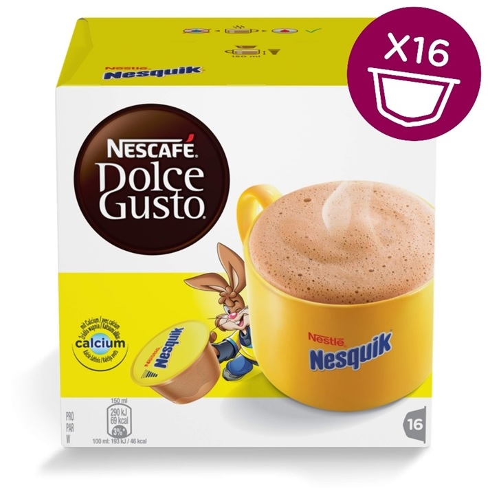 

Nescafe dolce gusto nesquick chocolate 16 caps