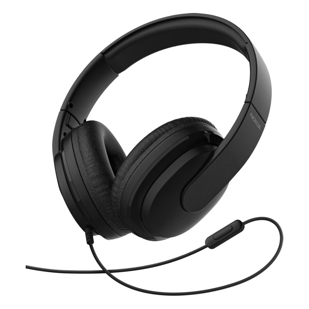 

Nokia hp-101 wired headphones - black