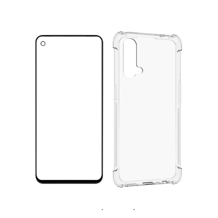 

Oneplus nord ce case+ tempered glass