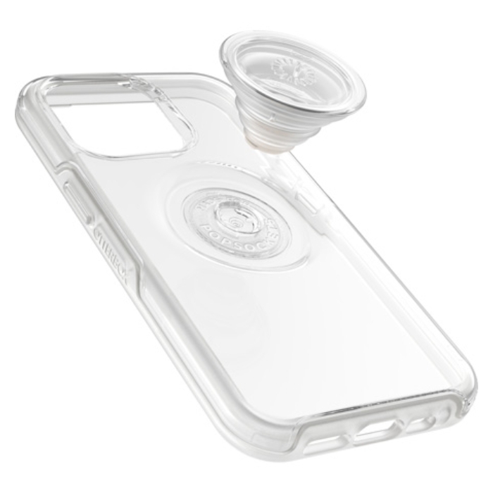 

Otterbox otter pop symmetry antimicrobial case for iphone 13 - clear