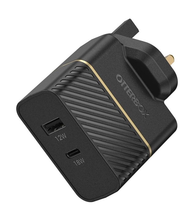 

Otterbox uk wall charger 30w - usb c 18w + usb a 12w usb-pd