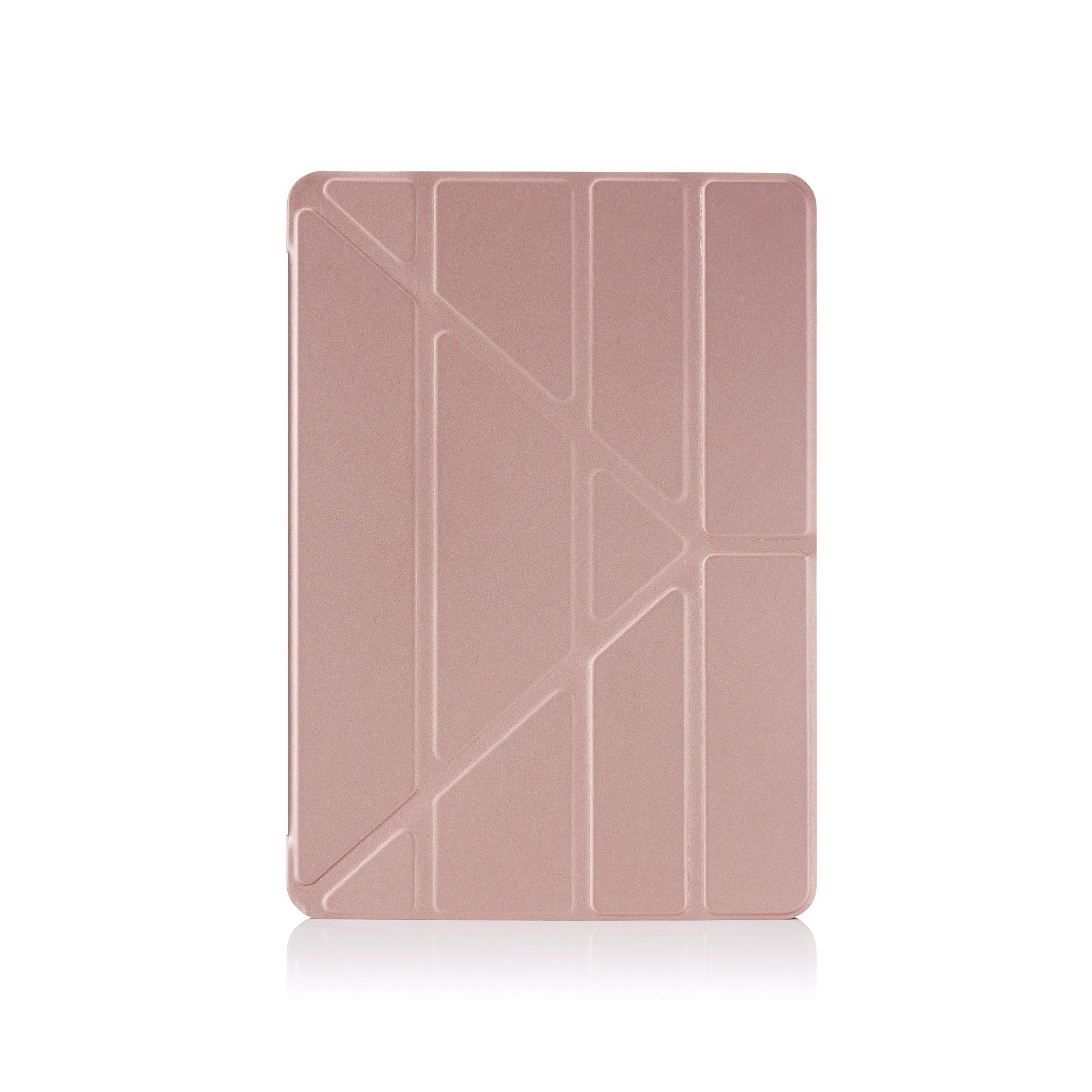 

Pipetto origami folding case for apple ipad 10. 2-inch 2019/2020 - rose gold