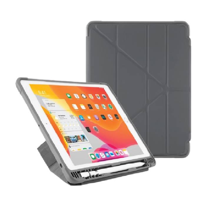 

Pipetto origami shield case for ipad 10. 2” (2019) - grey