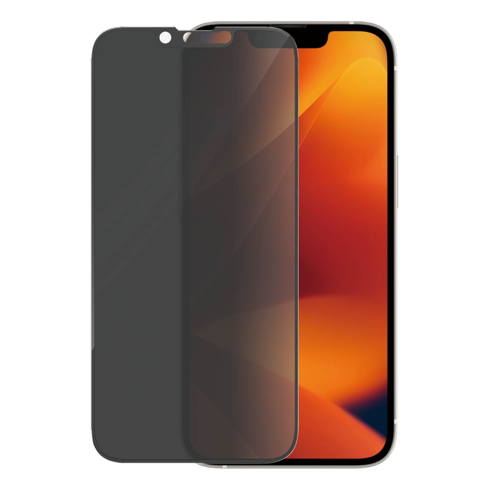

Panzer screen protector with applicator iphone 14 6. 1 inch - privacy
