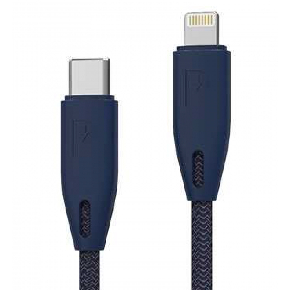 

Powerology braided usb-c to lightning 1. 2m cable - blue