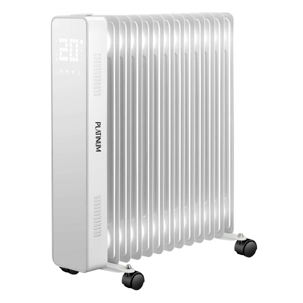 Buy Platinum 13 fins oil heater (oh-1300) white in Saudi Arabia