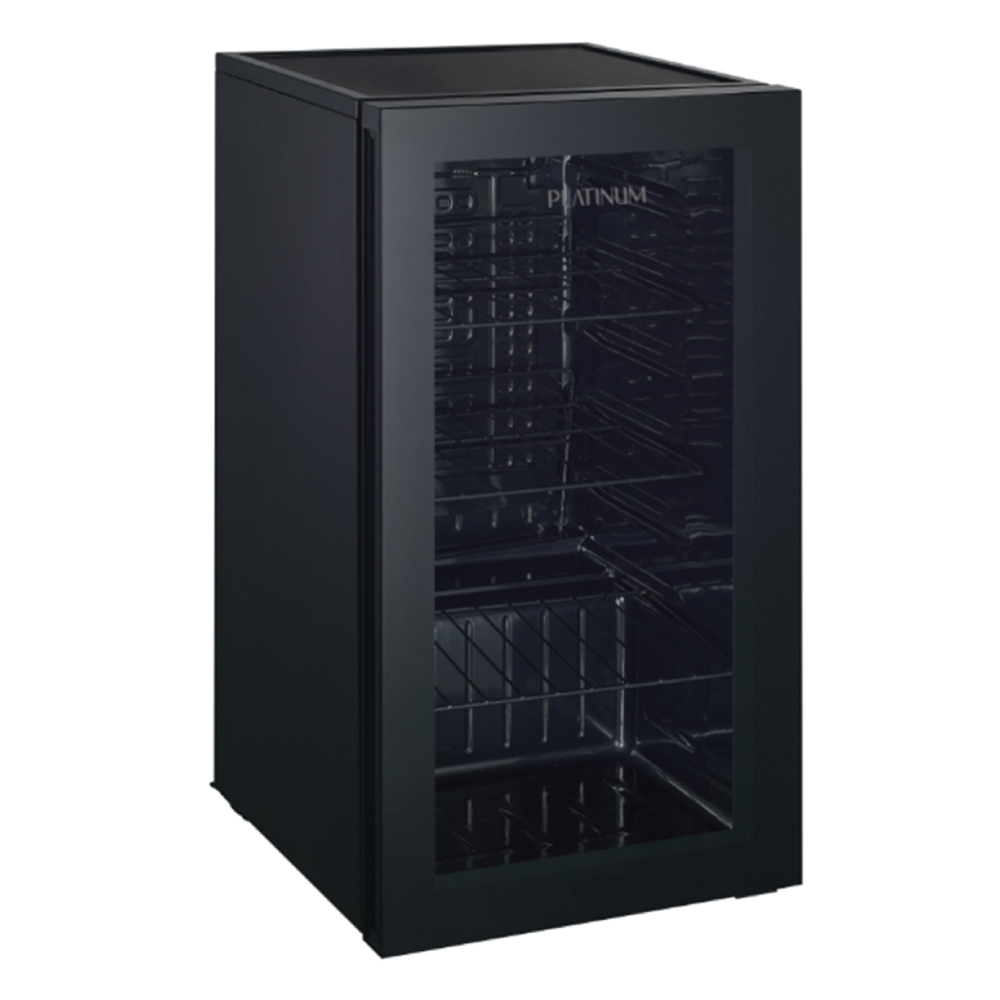 Buy Platinum mini bar refrigerator 3. 2 cft (mf-1000g-net) black in Saudi Arabia