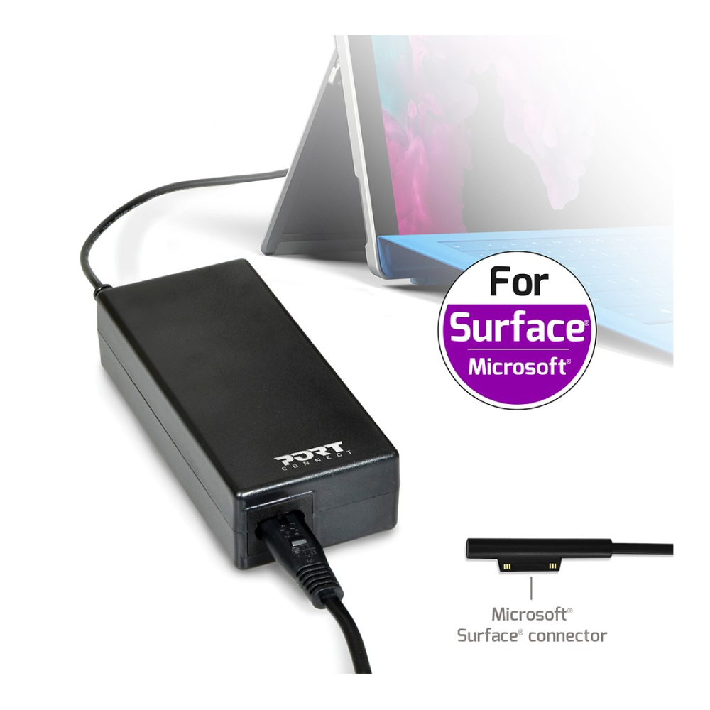

Port designs power supply for microsoft surface 60w