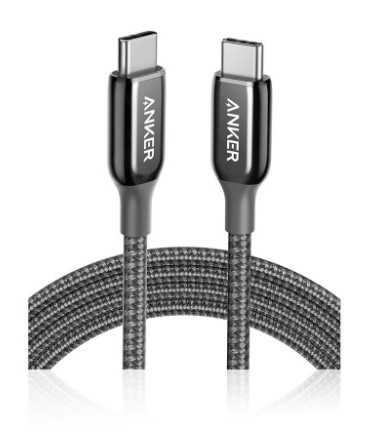 

Anker powerline + iii usb-c to usb-c cable (3 feet) - black