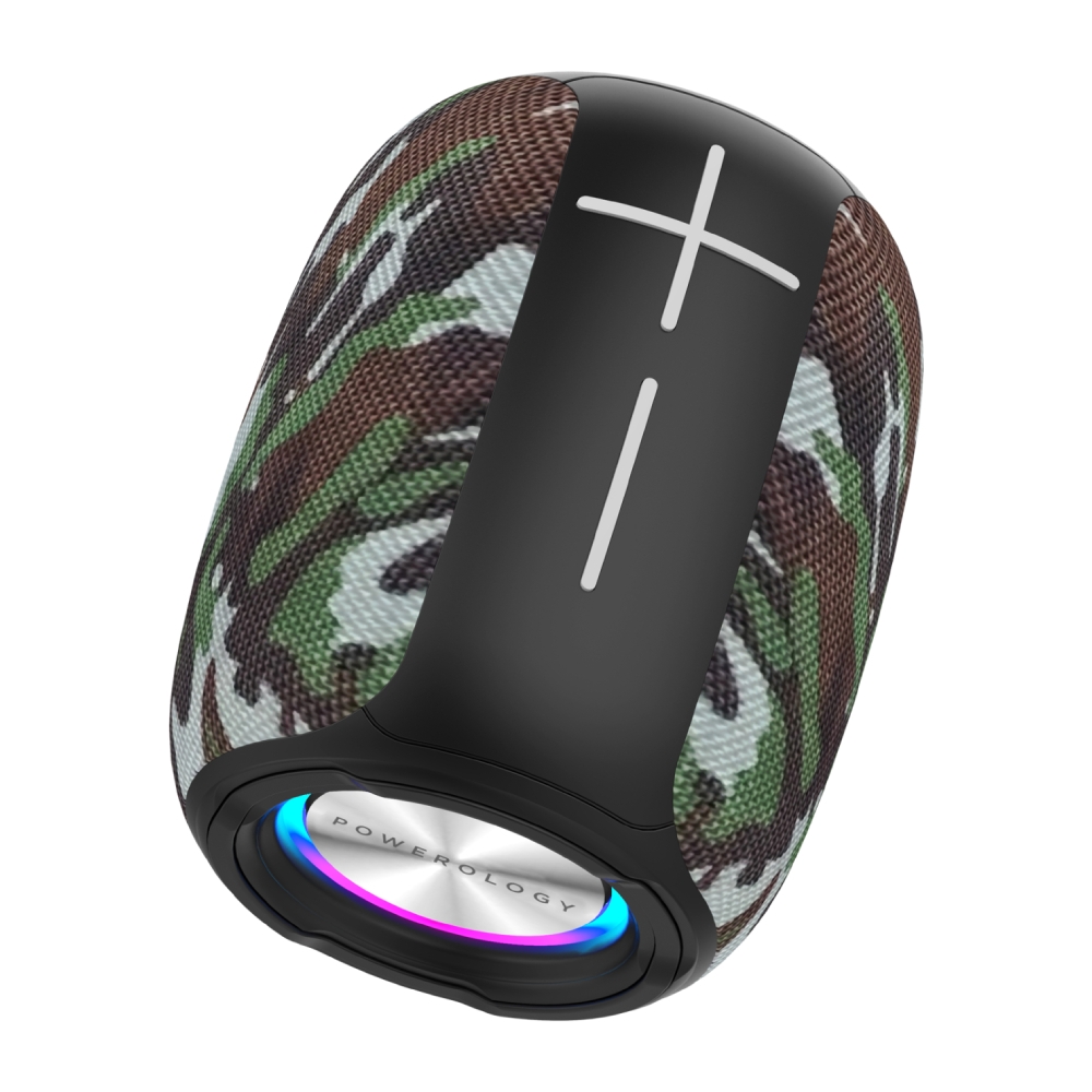 Powerology ghost wireless speaker - camouflage