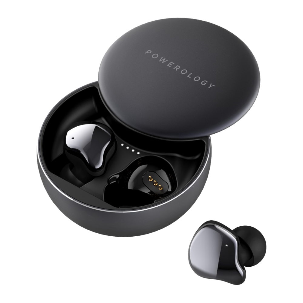 

Powerology true wireless primo stereo buds - black