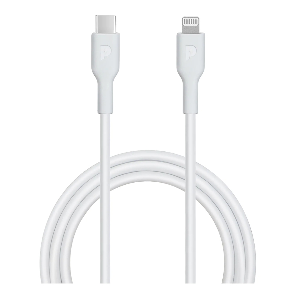 

Powerology usb-c to lightning pd 20w 2m cable - white