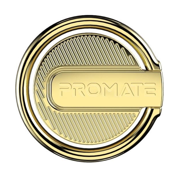 

Promate ringrip-1 multi-function kickstand ring mount - gold